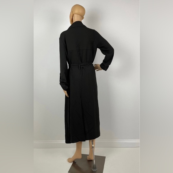 Black Belted Long Sleeve Cardigan - Picture 7 of 9